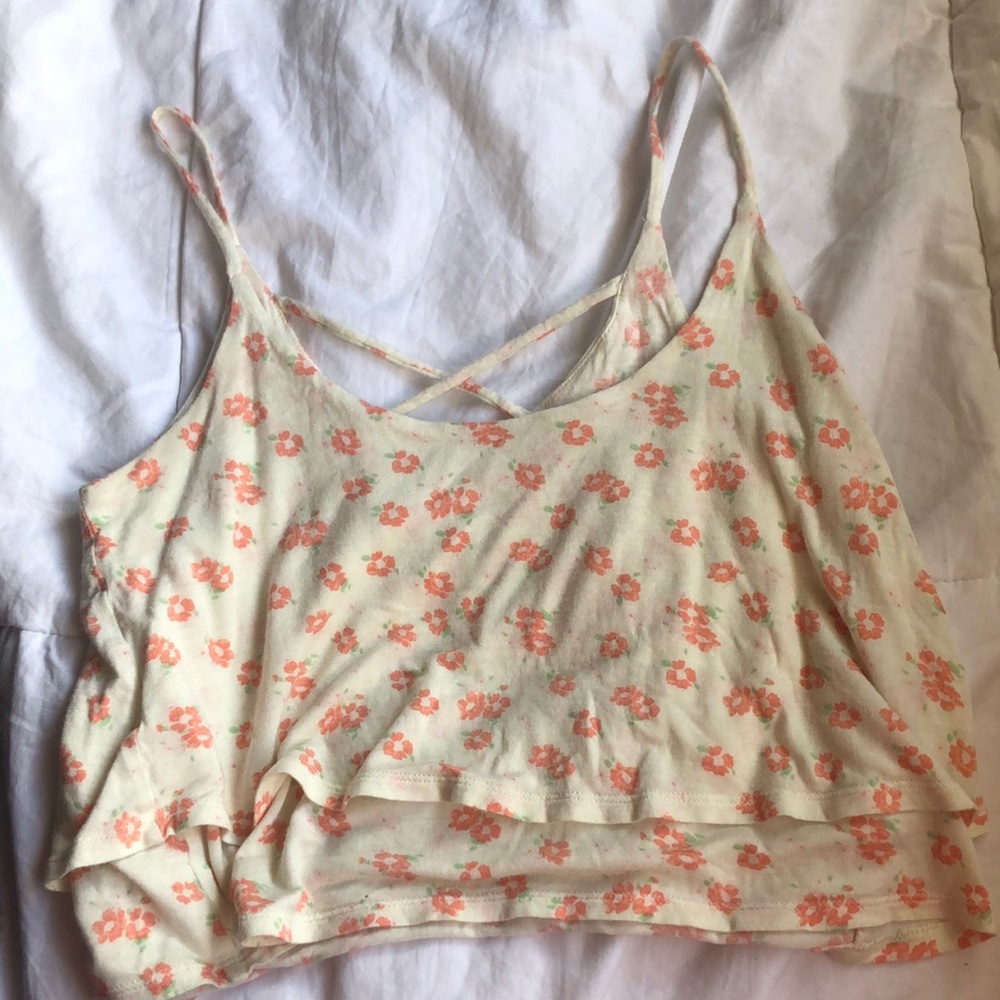 La hearts flower tank top